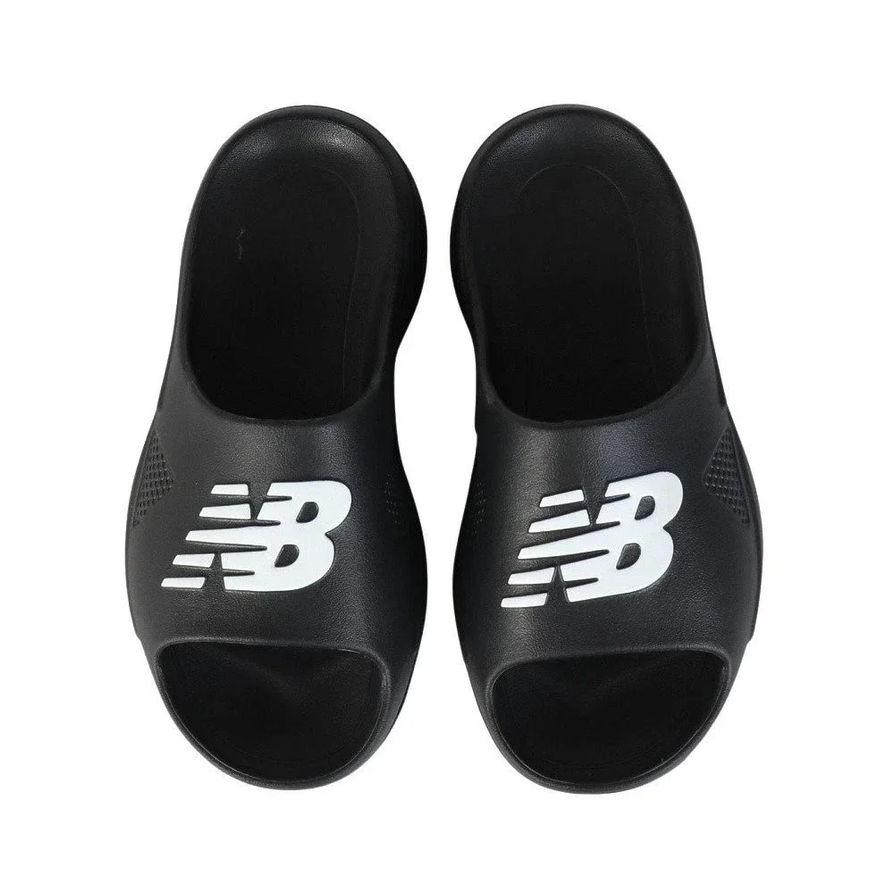 Men's Size 8 - New Balance FuelCell Slide Black White Sandals SMFFCB1   NEW